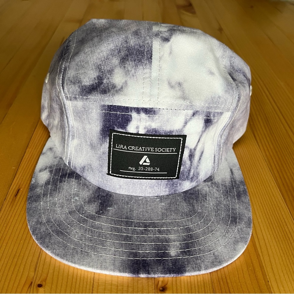 Lira Creative Society Purple 5 Panel Hat, new without tags.